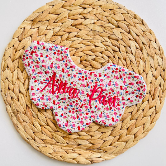 Babero Personalizado Individual – Bordado con nombre 025