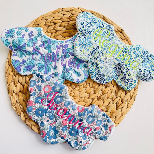 Set de 3 Baberos Personalizados de Algodón – Bordado con nombre 018